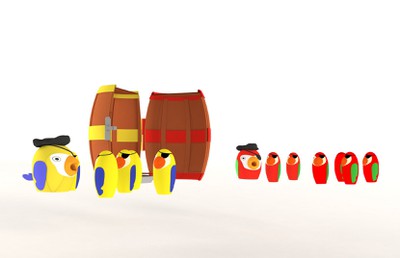 Los loros y el barril.jpg
