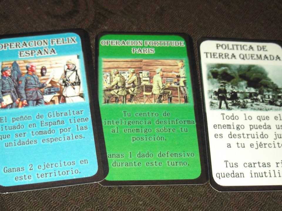 Risk 2GM. Más cartas de misión secundaria.